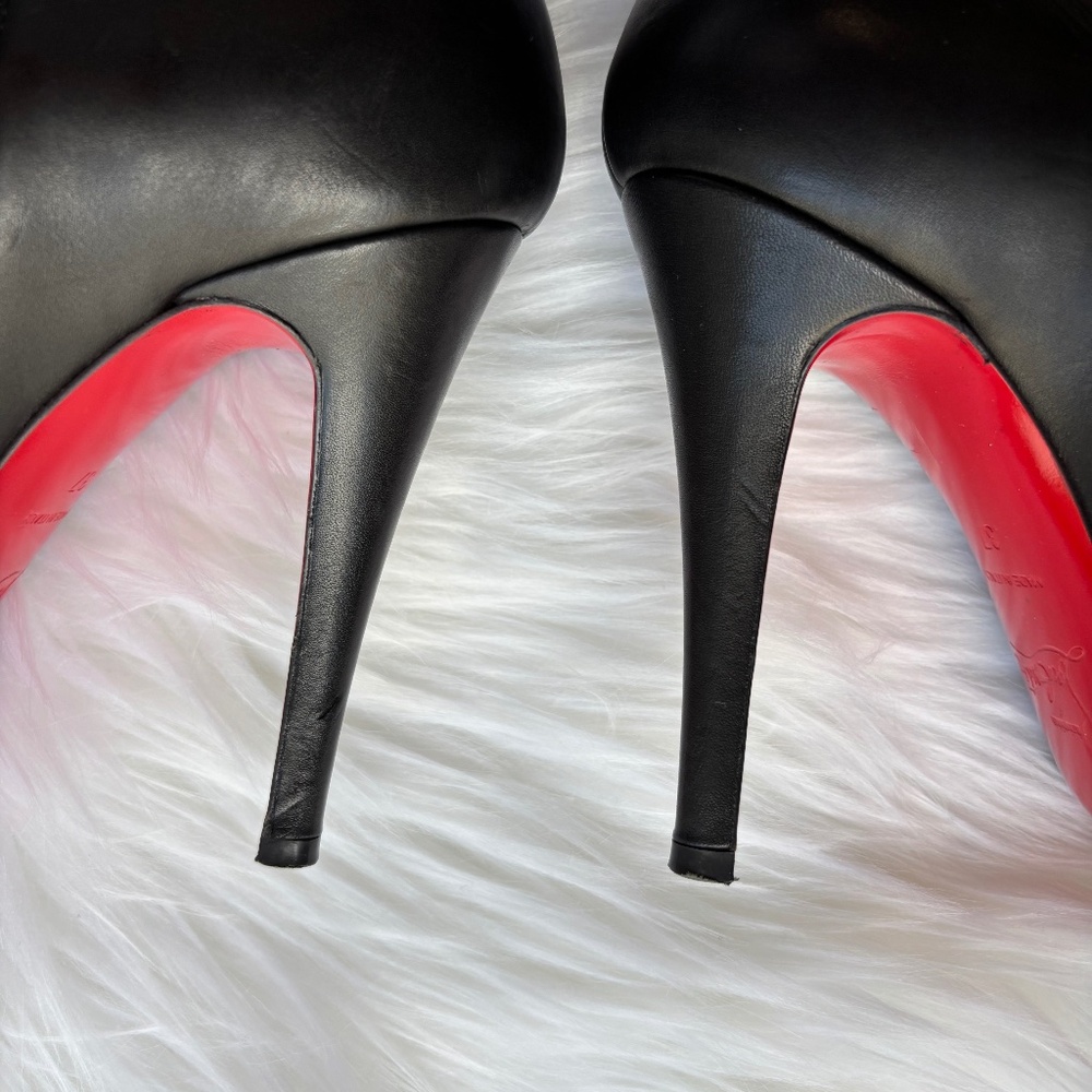 Christian Louboutin Kate Botta 85 mm Boots Black 37 - Picture 12 of 16